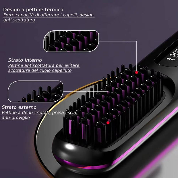 SawyBrush – Spazzola lisciante portatile senza fili ricaricabile